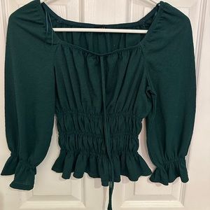 Emerald Green Blouse
